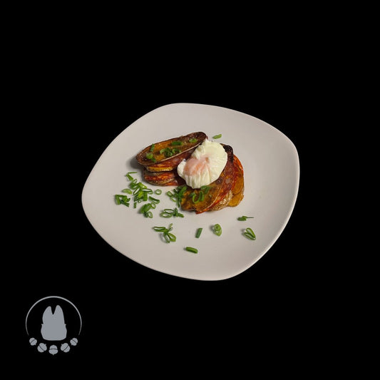 Frühstück, Mittagessen, Snack oder Abendessen. Rezept mit Chorizo.