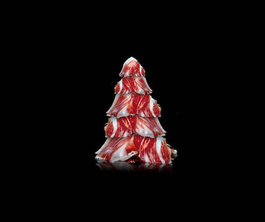 Schinken Weihnachtsbaum. Iberico Pata Negra Weihnachten