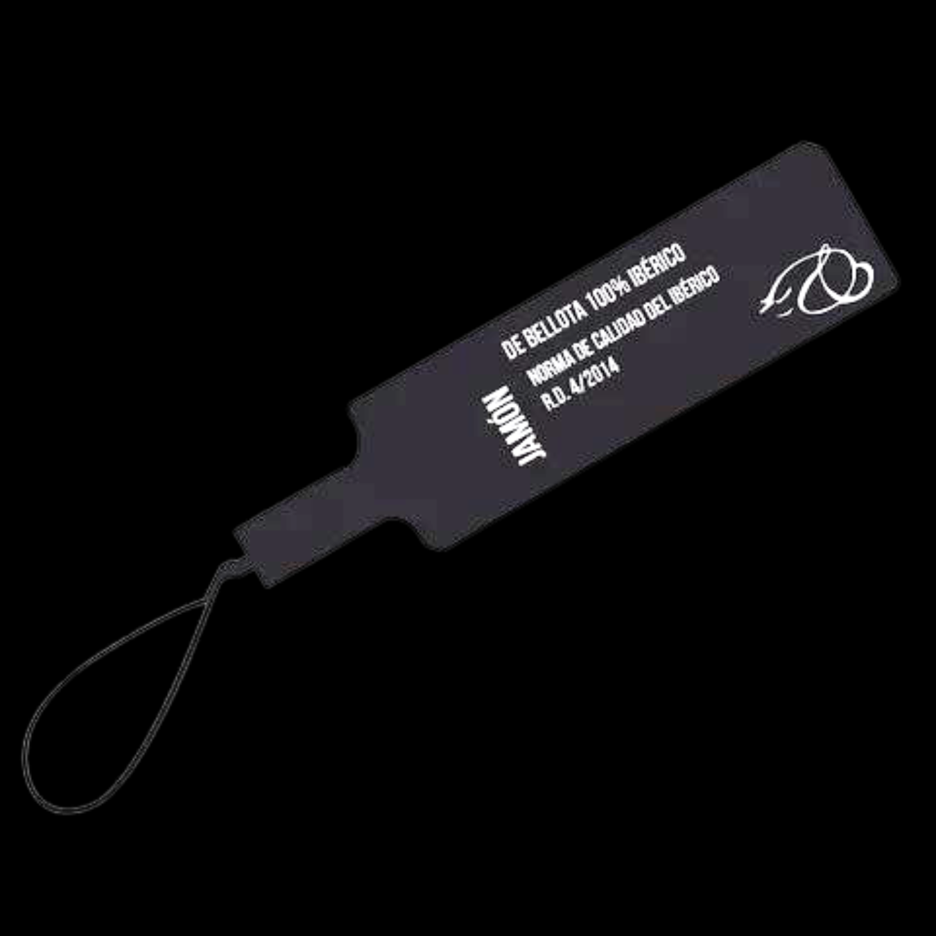 ⚫️ 100 g - Schwarzes Etikett - Handgeschnitzter Iberico Vorderschinken 'Bellota Pata Negra', 24+ Monate gereift - 100% natürlich