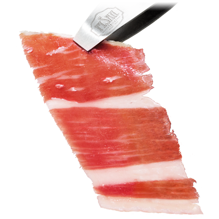 das perfekte Stück Schinken. Iberico Pata Negra Schinken aus Eichelmast