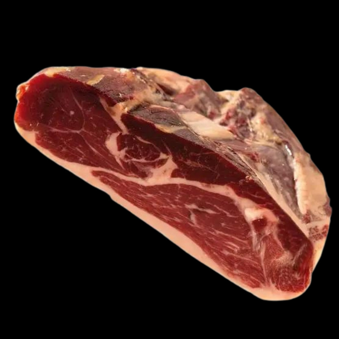 🟢 2.2 Kg - Grünes Etikett - Knochenlose Iberico Vorderschinken 'Bellota Pata Negra', 12+ Monate gereift - 100% natürlich